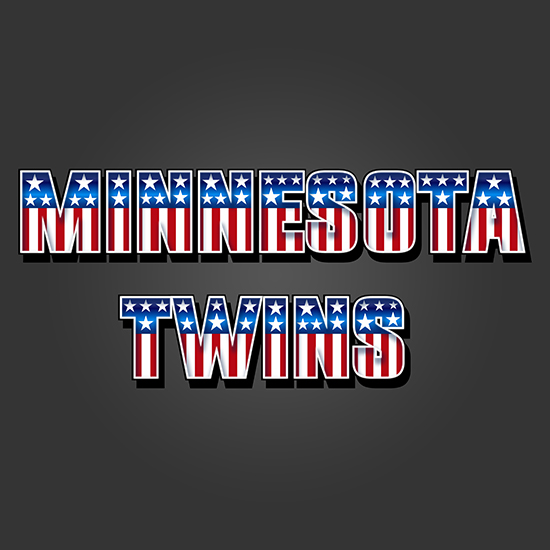 Minnesota Twins American Captain Logo vinyl decal